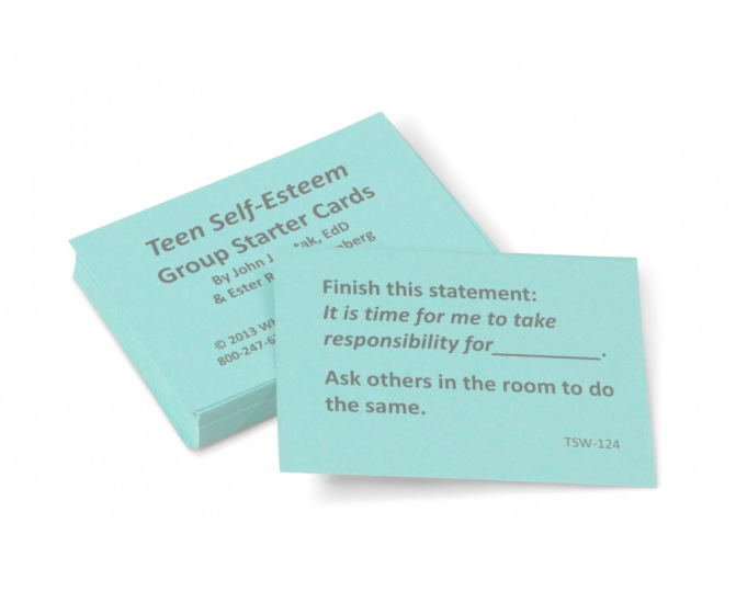 Teen Self-Esteem Group Starter Card Deck