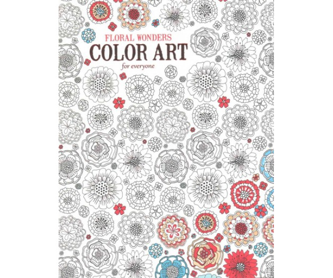 Floral Wonders Color Art: Adult Coloring Book