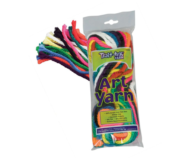 Art Yarn - 10 Bright Colors