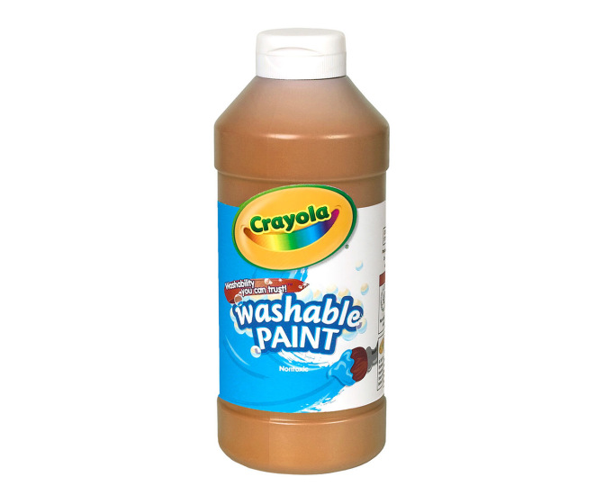 Washable Paint 16-oz - Brown