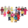 Multicultural Doll Families (18 piece)