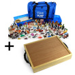 Premium Portable Sand Tray Starter Kit plus Portable Wooden Tray