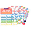 Habit Tracker Planner Stickers