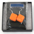 Mechanical Fidget Earrings - Orange