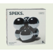 Speks Super Magnetic Balls - Gunmetal - 6 Pack