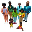 Pretend Play Family- 8 Piece African American