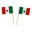 Tiny Mexican Flags (set of 2)