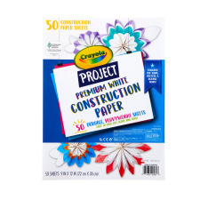 Crayola Project Giant Construction Paper 12X18-48 Sheets