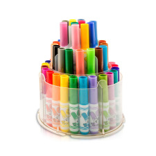 Faber-Castell DuoTip Washable Markers: 12 pieces - Ages 4+ 