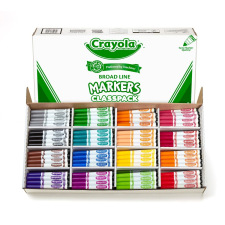 Crayola Crayon Classpack, Standard Size, 16-Assorted Colors, Set of 800