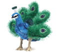Small Peacock Hand Puppet