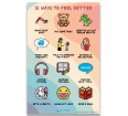 12 Ways To Feel Better Poster
