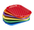 Colorful Plastic Art Trays, 6-Pack