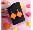 Mechanical Fidget Earrings - Yellow