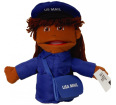 Small Mail Carrier Puppet