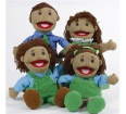 Hispanic Family Puppets