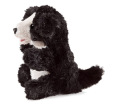 Black and White Dog Puppet