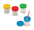 Spill-proof Paint Cups (set of 4)