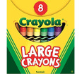 Crayola Large Crayons - Set of 8