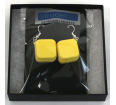 Mechanical Fidget Earrings - Yellow