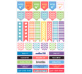 Habit Tracker Planner Stickers