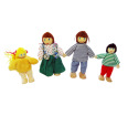 Bendable Wooden Doll Family (Economy)