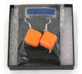 Mechanical Fidget Earrings - Orange