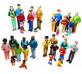 Pretend Play Multicultural Families- 32 Piece 