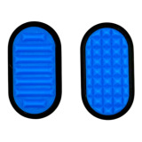 Silent Fidget Slider - Blue