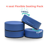 Soft-Twisty Floor Seat 4 pc Flexible Seating Pack