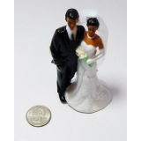 Bride and Groom Attached (African American)